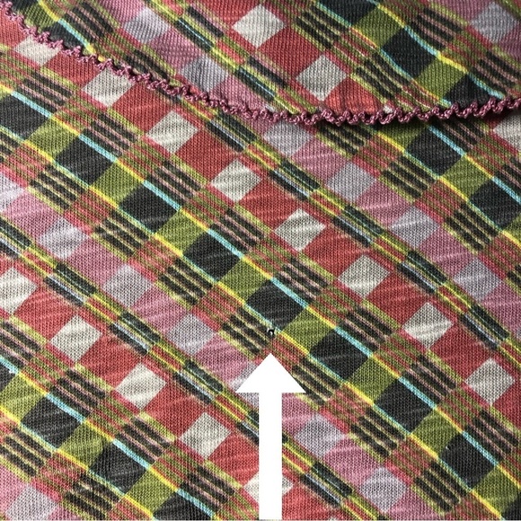 Matilda Jean Long Sleeve Dress Peter Pan Collar Pink Glass Like Buttons SZ 2 - Picture 11 of 12